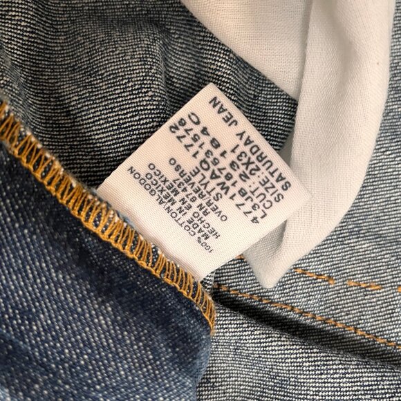 Like New!  RALPH LAUREN, Saturday Jean, Size 2, Dark Denim, 90's - Picture 5 of 7